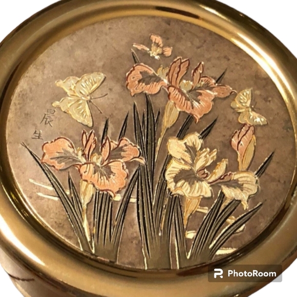 Art of Chokin Porcelain Trinket Box - Picture 2 of 9